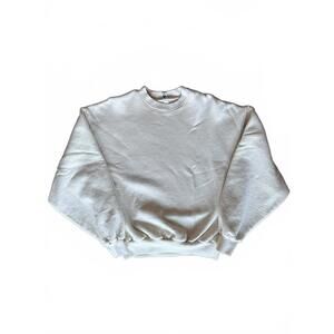 Los Angeles Apparel Made in USA Crewneck Sweatshirt Cream M